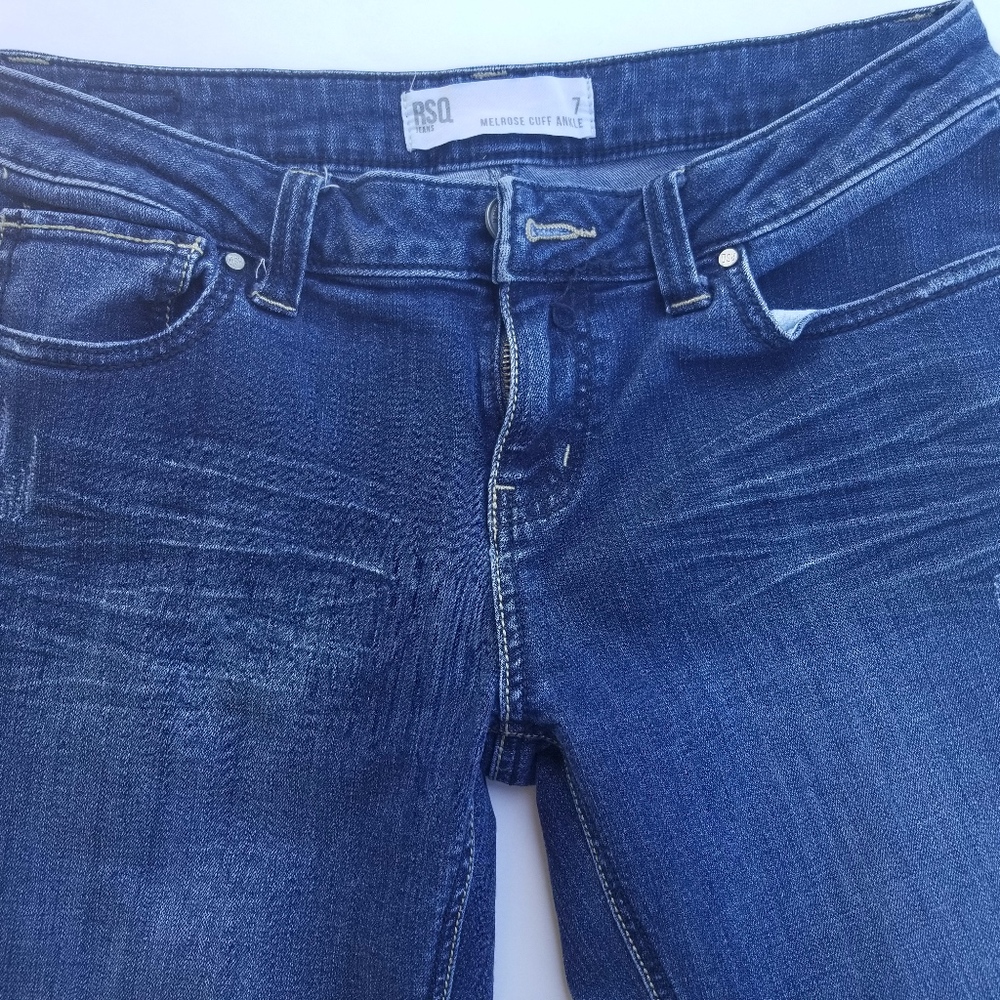 RSQ Skinny Melrose Cuff ankle Jeans Size 5